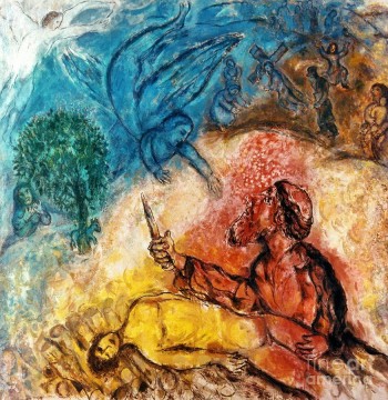 Die Opferung des Isaak Zeitgenossen Marc Chagall Ölgemälde